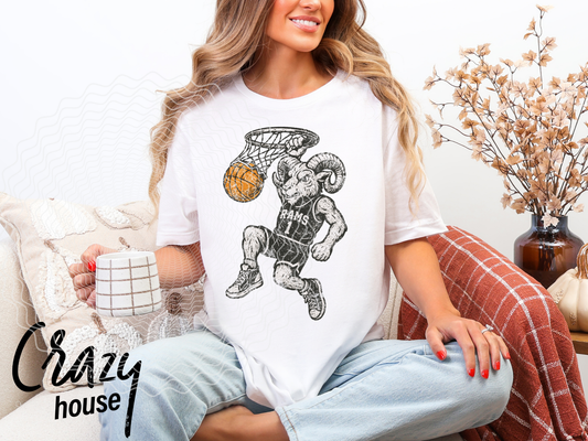 Vintage Basketball Mascot - McDonald