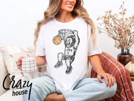 Vintage Basketball Mascot - St. Charles