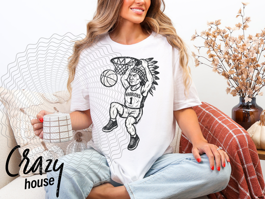Vintage Basketball Mascot - Brookfield