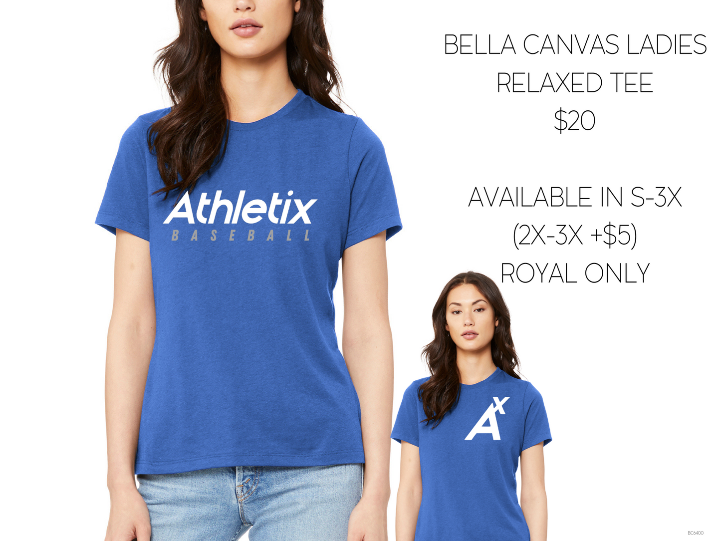 Ax BELLA+CANVAS ® Women’s Relaxed Jersey Short Sleeve Tee
