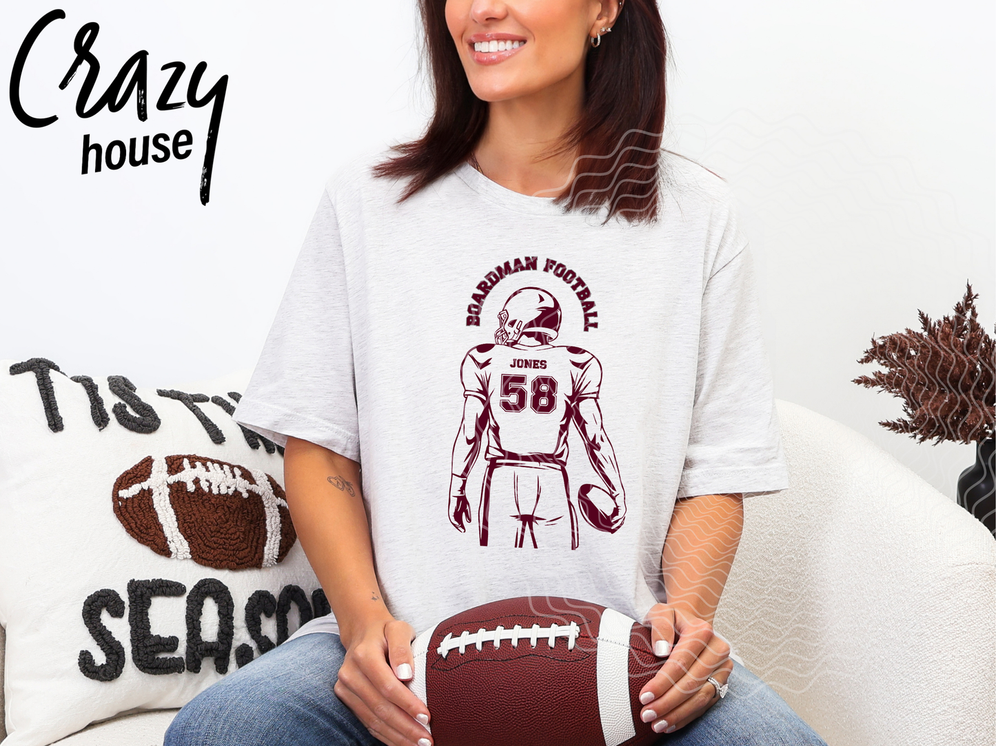 Football Player Fan Tee - Boarmdan