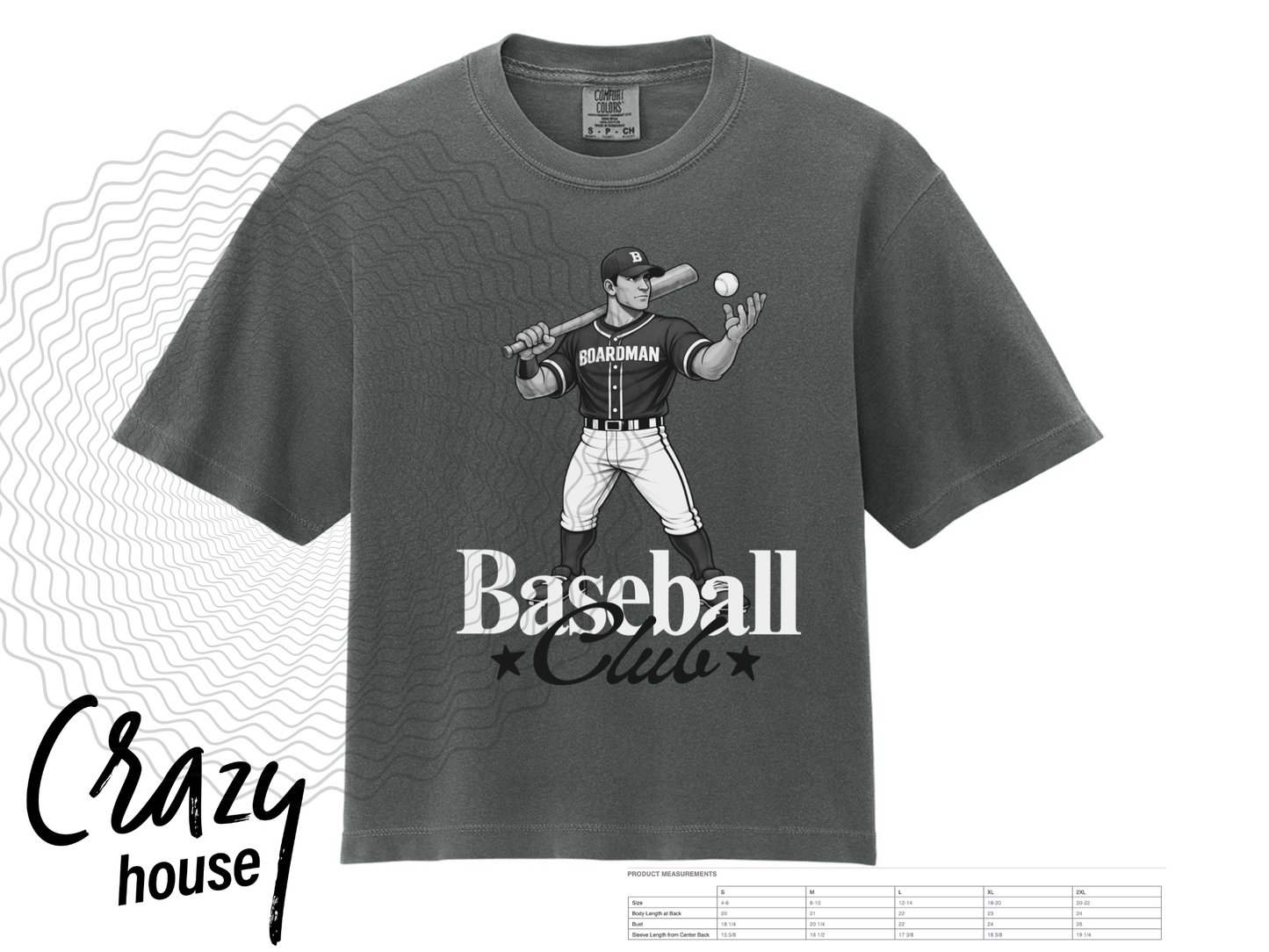 Boardman Baseball Monotone
