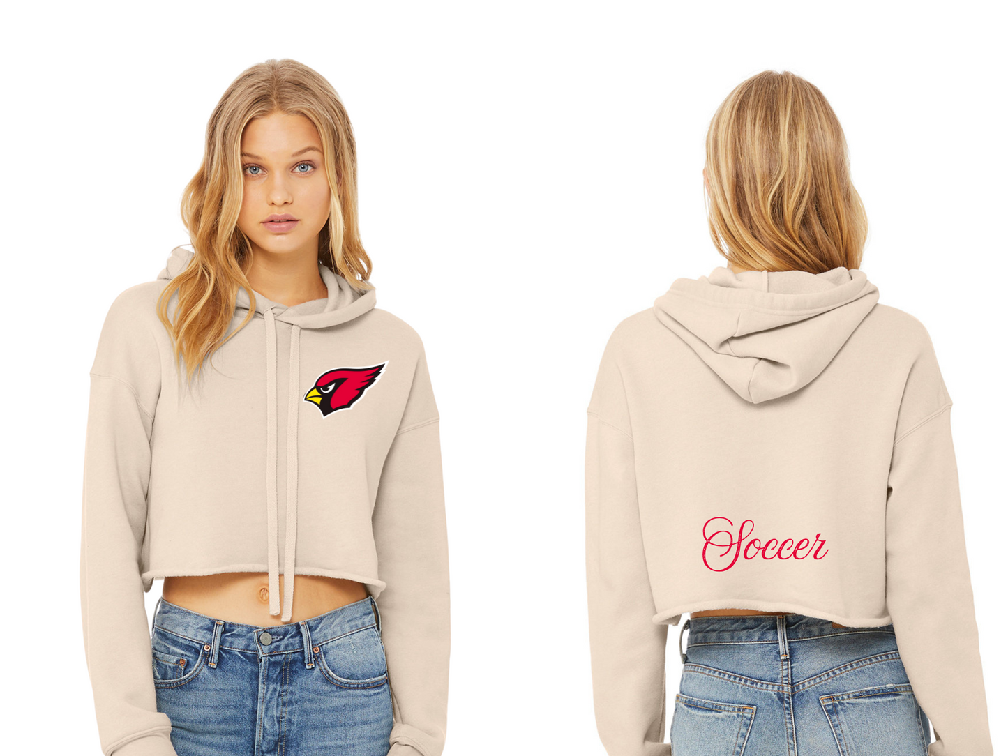 Canfield - Bella Canvas Ladies' Cropped Fleece Hoodie