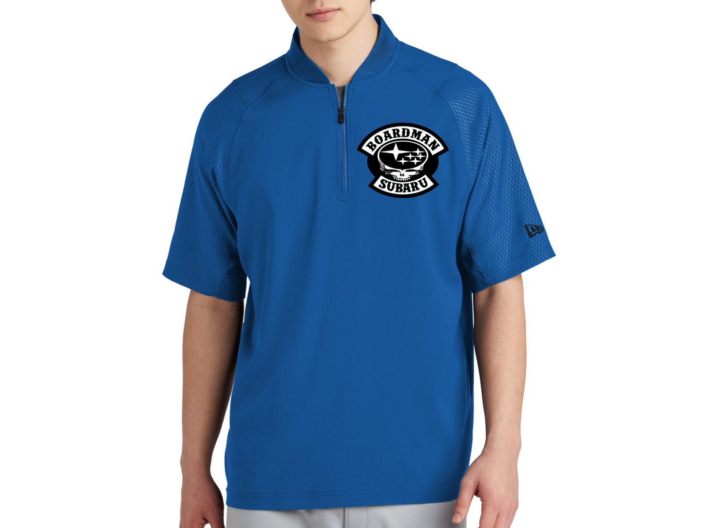 Customizable Cage Short Sleeve 1/4-Zip Jacket