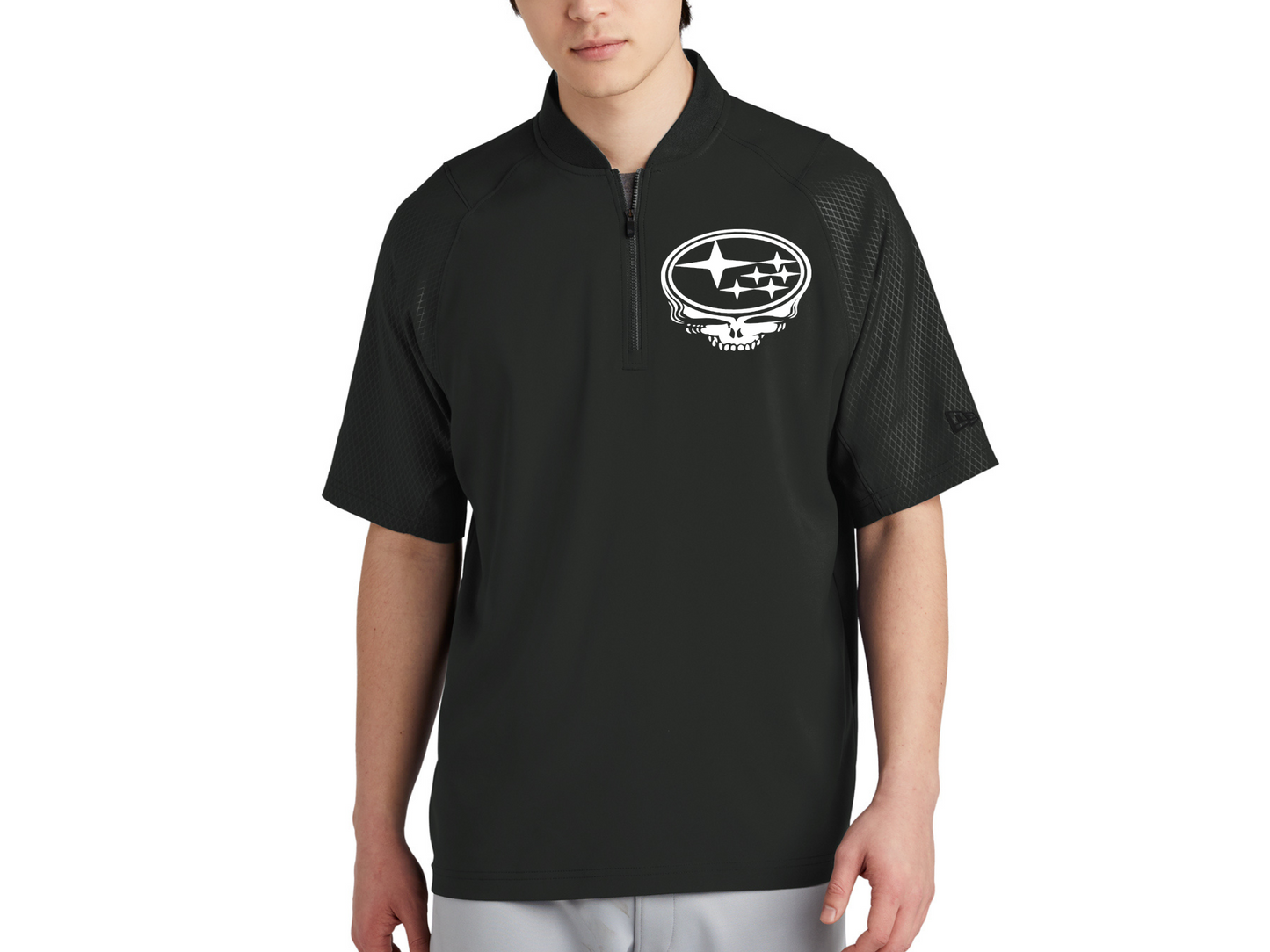 Customizable Cage Short Sleeve 1/4-Zip Jacket