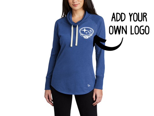 Customizable Ladies Sueded Cotton Blend Cowl Tee