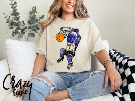 Vintage Basketball Mascot - Sharpsville