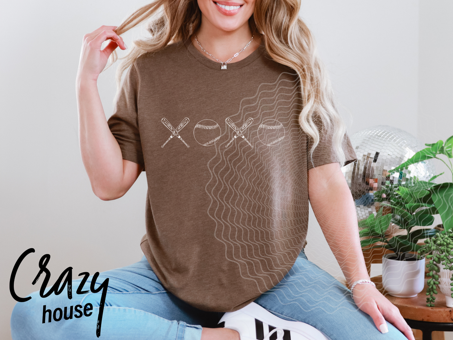 XOXO Baseball - Brown