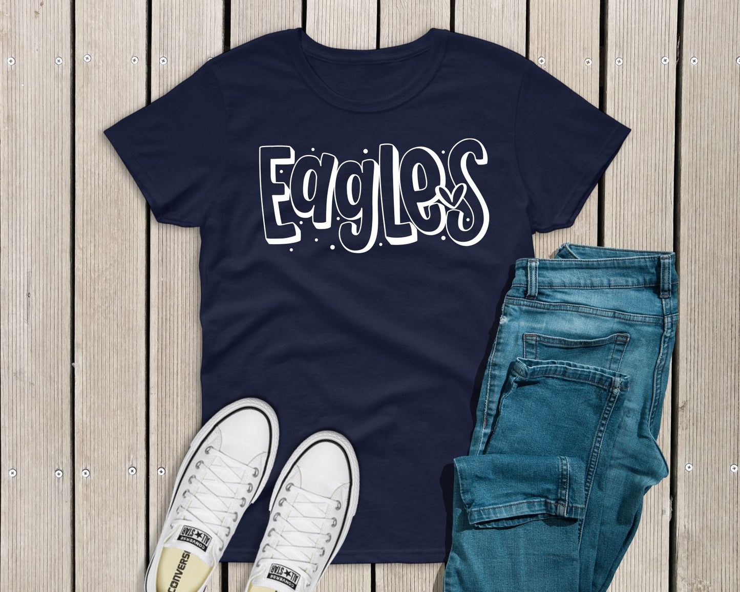 Eagles heart Shirt - JFK