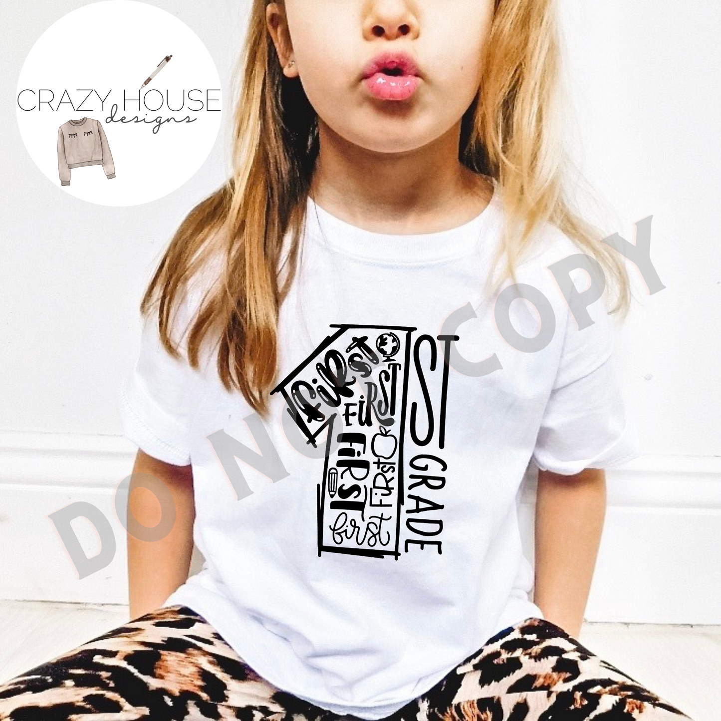 School Typography Shirt
