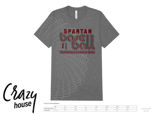 Retro Spartan Baseball