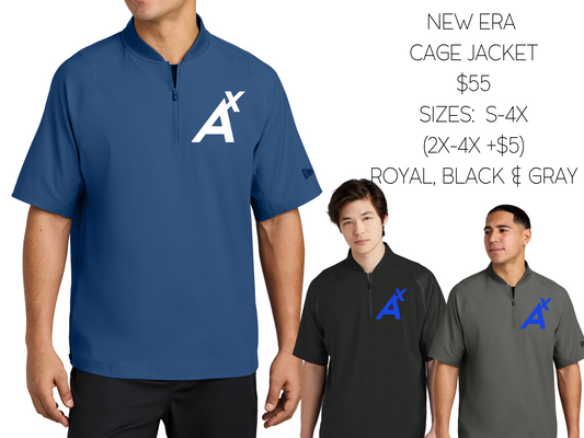 Ax New Era® Cage Short Sleeve 1/4-Zip Jacket