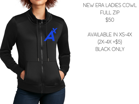 Ax New Era® Women's Performance Terry Full-Zip Cowl