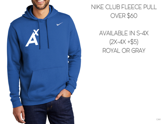 Ax Nike Club Fleece Pullover Hoodie