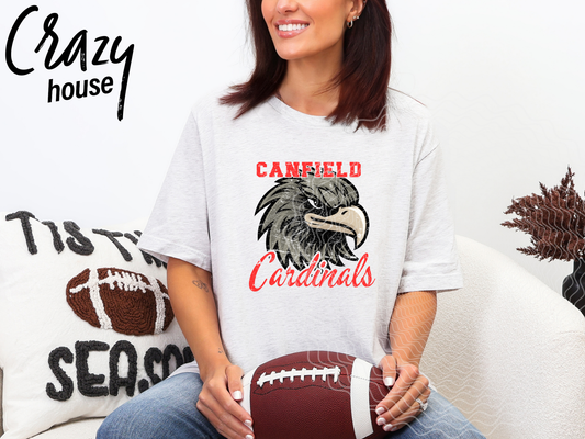 Vintage School Mascot - Canfield