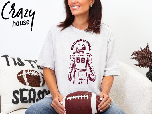 Football Player Fan Tee - Boarmdan