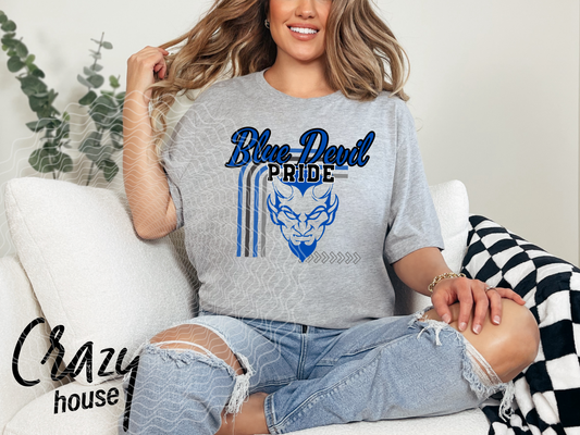 Retro Blue Devils