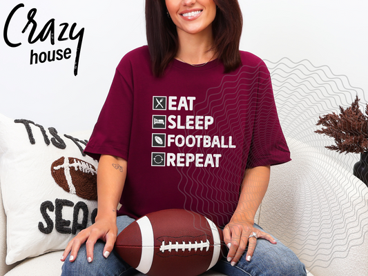 Eat Sleep Football - Spartans