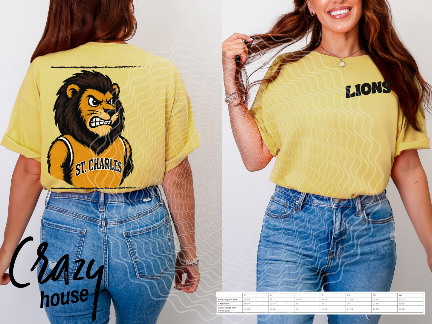 Oversized Mascot - St. Charles Lions