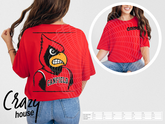Oversized Mascot - Canfield Cardinals