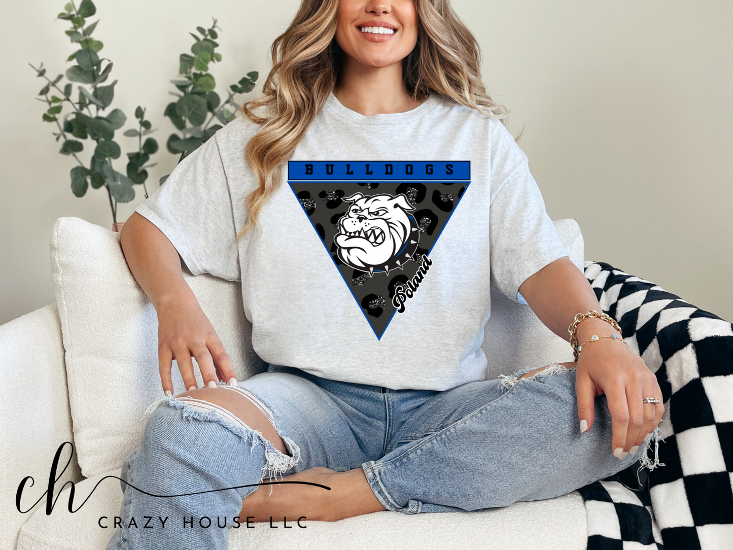 Custom - Triangle Leopard Mascot