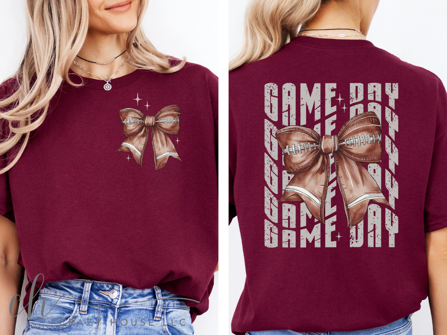 Game Day - Football Bow