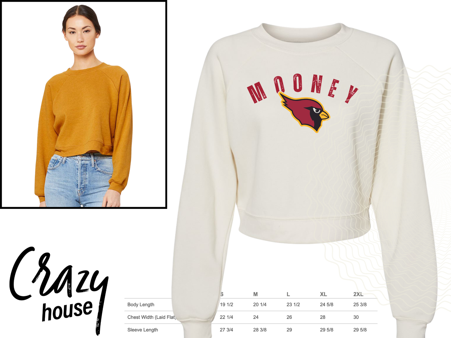 Mooney Cardinal Crop Fleece