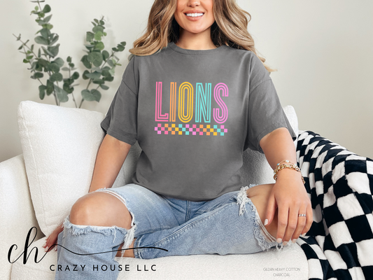 Colorful Lions