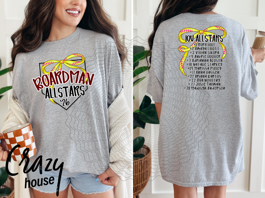 Softball All Star Team Shirt - 10 U