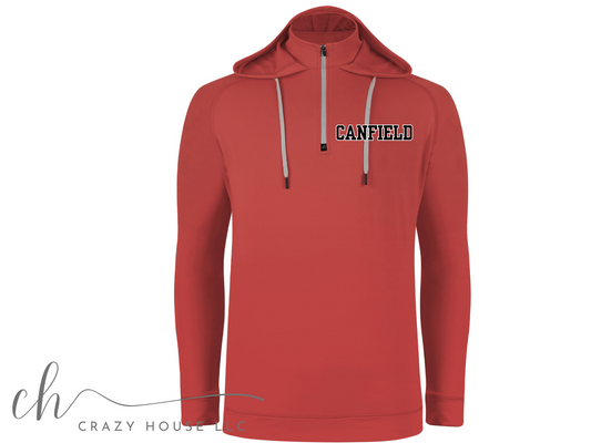 Canfield - Swannies Golf Unisex Vandyke Quarter-Zip Hooded Sweatshirt