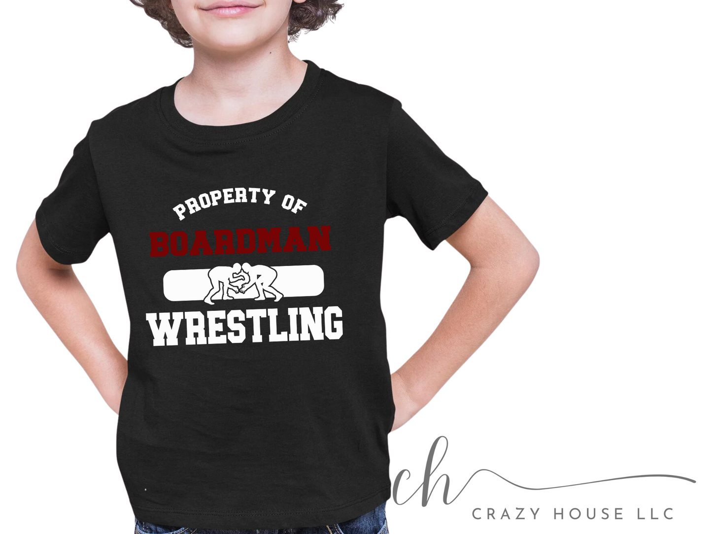 Property of <school> Wrestling