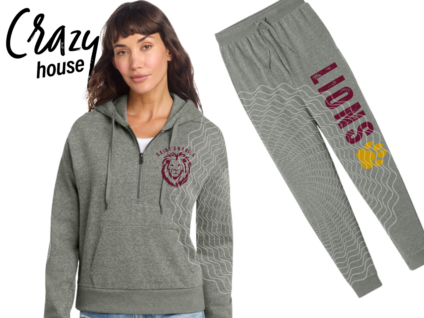 St. Charles Lions Fleece Outfit