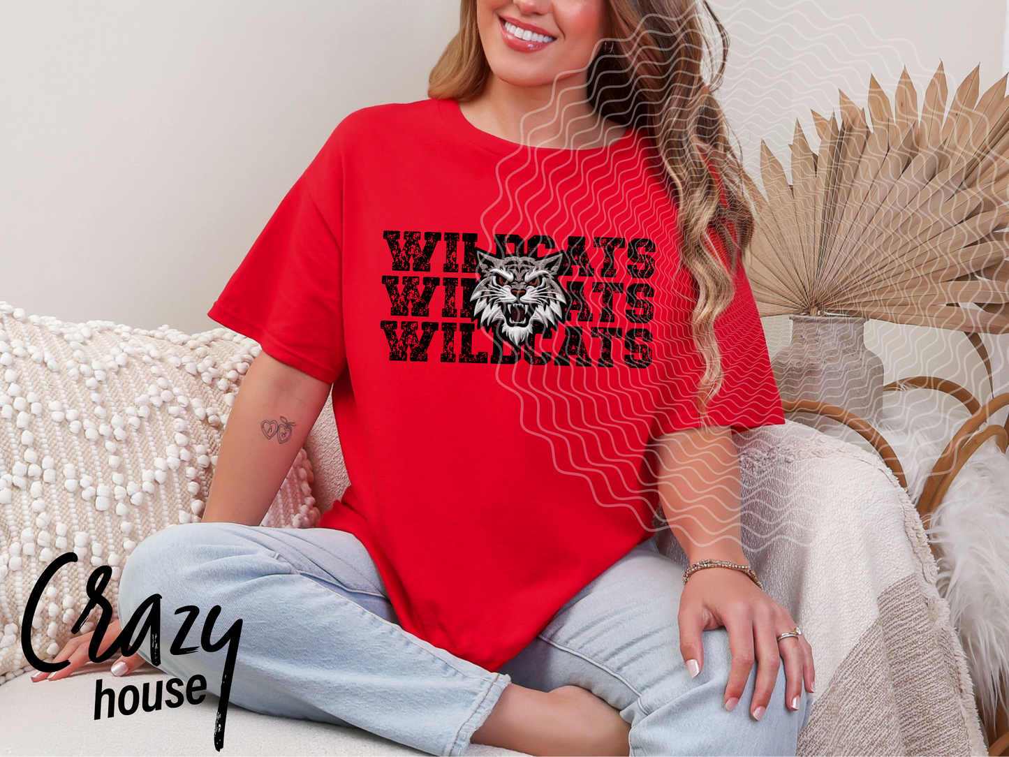 Wildcats - Faux Embroidery