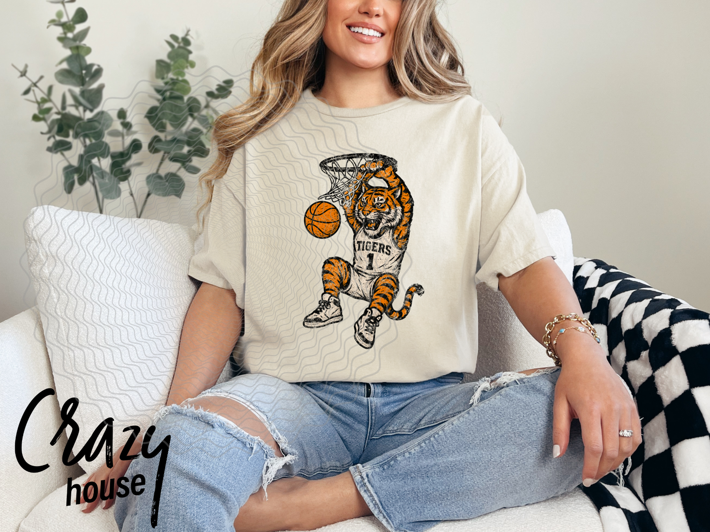 Tiger Vintage Basketball