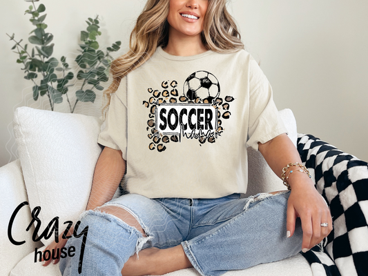 Soccer Leopard Print