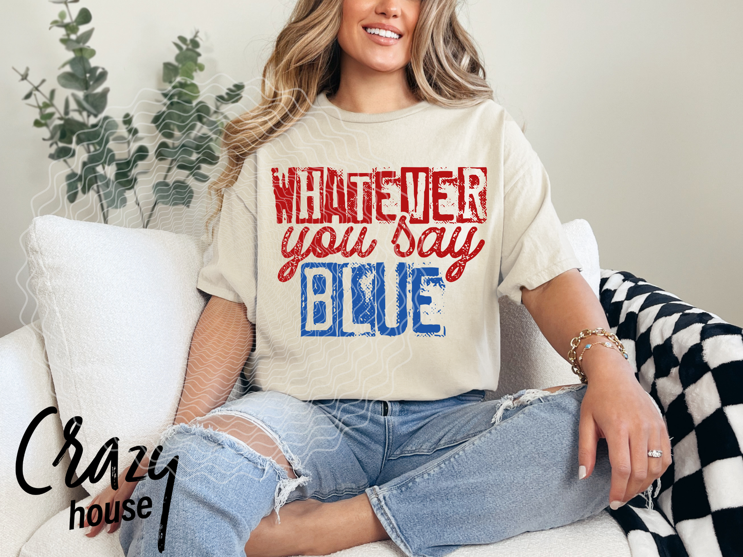 Whatever You Say Blue