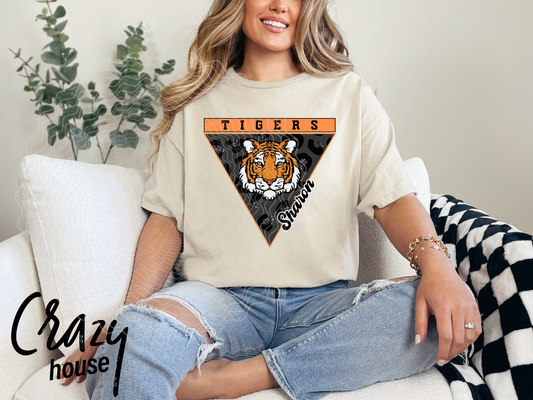 Sharon Tigers Leopard Glitter Triangle