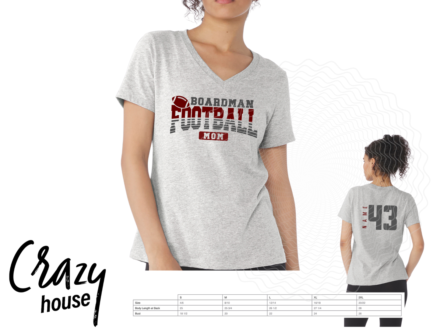 Boardman Football Mom - Personalized