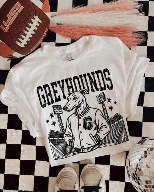 Greyhounds Letterman (White & Black)