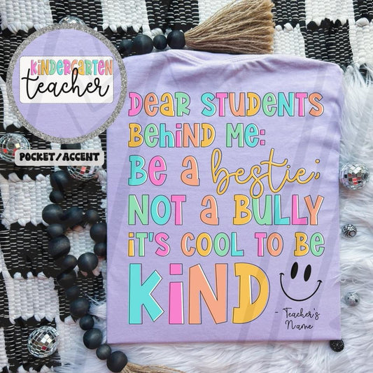 Dear Student...