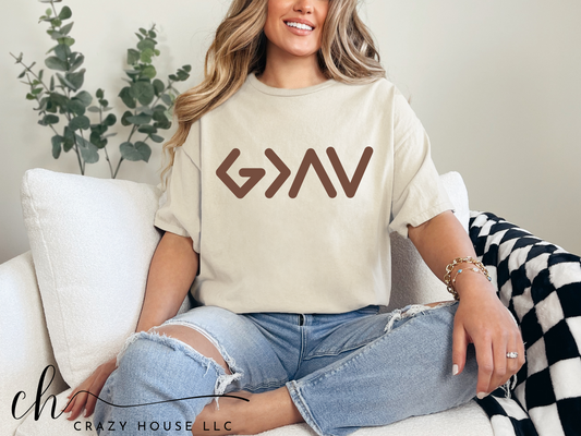 God is Greater than the Highs and the Lows Shirt