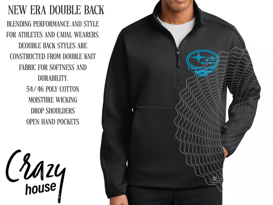 Customizable Double Back 1/4 Zip