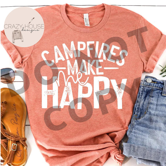 Campfires Make Me Happy Shirt