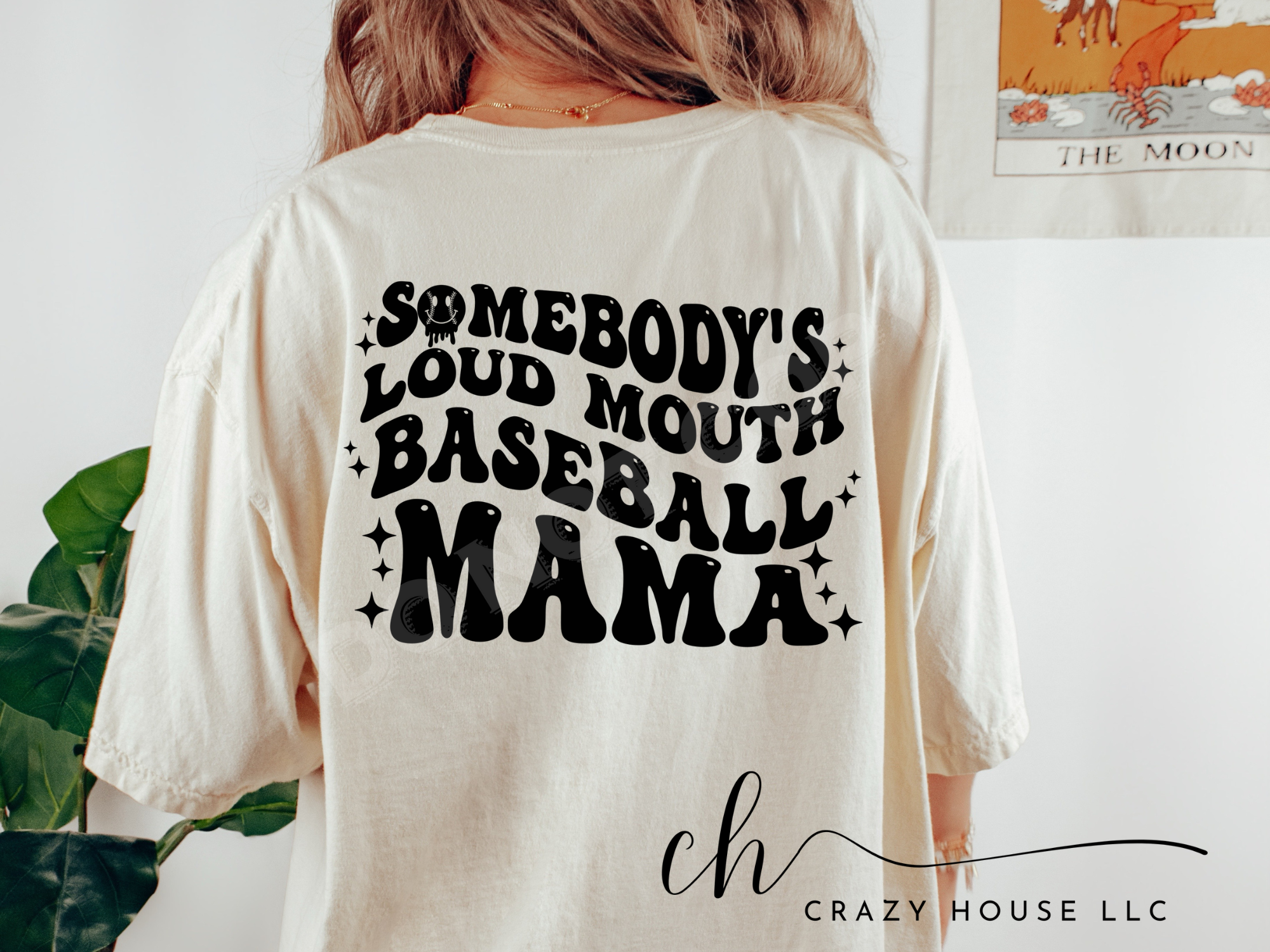 ShirtsBySarah Women's Funny Baseball Mom T Shirt Loud Proud Mama Shirts No Drama Game Tee 2XL / Charcoal