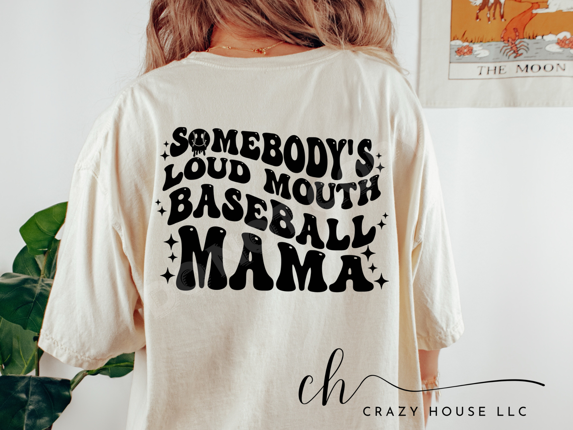 ShirtsBySarah Women's Funny Baseball Mom T Shirt Loud Proud Mama Shirts No Drama Game Tee 2XL / Black