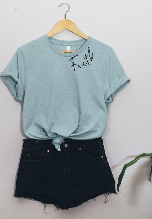 Faith Collar Design Shirt